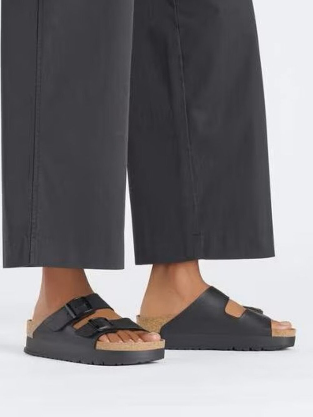 NWOT Birkenstock Papillio Arizona Flex Platform Sandals Size EU 39/US 8-8.5